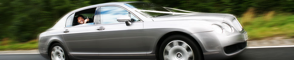Bentley Continental Flying Spur wedding car