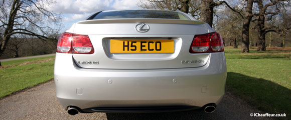 Lexus GS 450h Hybrid Rear View