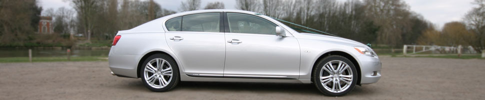 Lexus Hybrid Eco wedding car