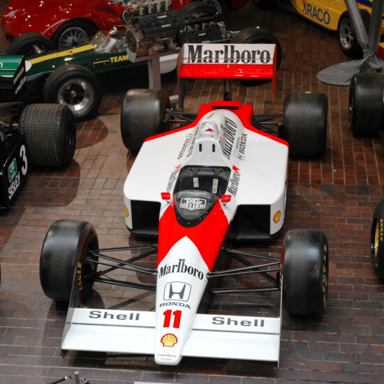 F1 cars at Beaulieu motor museum