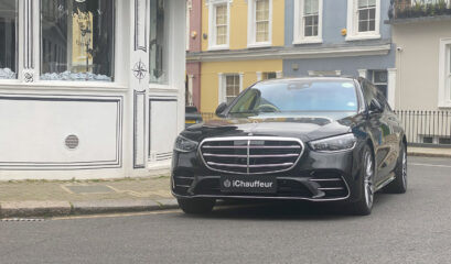 Mercedes-Benz S-Class chauffeur car in London